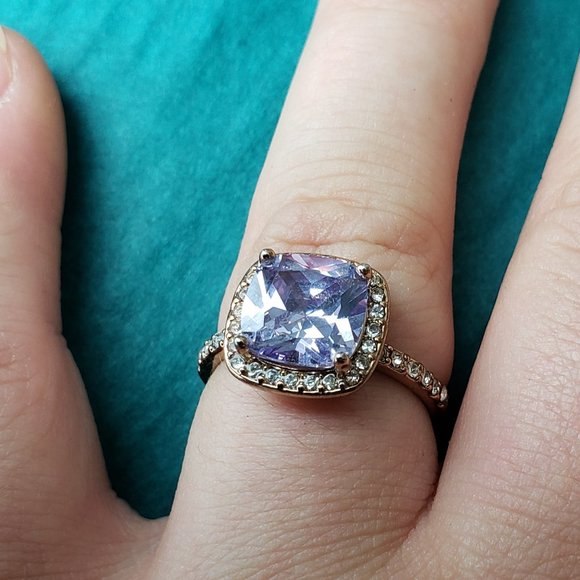 2/10$ Purple square ring - Picture 1 of 7